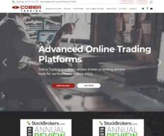 Cobratrading.com(Cobra Trading) Screenshot