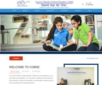 Cobse.net.in(Original Website Council OF Boards Of School Education COBSE) Screenshot