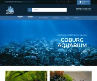 Coburgaquarium.com.au(Live Fish & Aquairum Plants) Screenshot