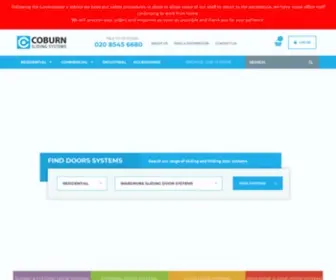 Coburn.co.uk(Sliding, Folding & Pocket door systems) Screenshot