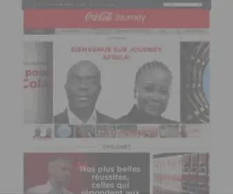 Coca-Colaafrique.com(Coca-Cola en Afrique) Screenshot