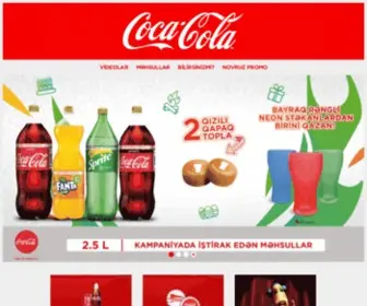 Coca-Cola.az(Dünyanın bir nömrəli təravətləndirici içkisi) Screenshot