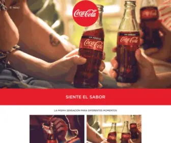 Coca-Cola.com.bo(Siente el sabor by Coca) Screenshot