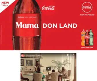 Coca-Cola.com.ng(Coca-Cola Nigeria) Screenshot