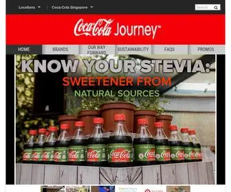 Coca-Cola.com.sg(The Coca) Screenshot