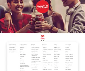 Coca-Cola.com(De wereld verfrissen en het verschil maken) Screenshot