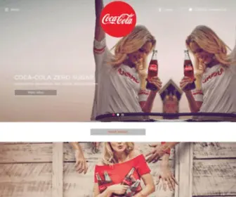 Coca-Cola.de(Coca-Cola in Deutschland) Screenshot