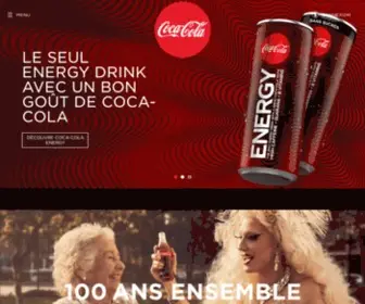 Coca-Cola.fr(Savoure l&#039;instant®) Screenshot