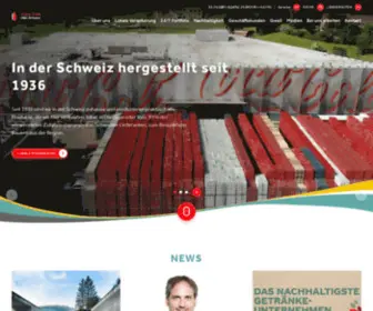 Coca-Colahellenic.ch(In Der Schweiz Hergestellt Seit 1936) Screenshot