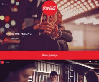 Coca-Cola.hr(Početna stranica) Screenshot