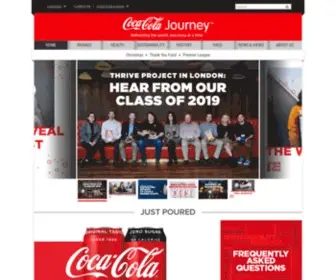 Coca-Cola.ie(Coca-Cola Ireland) Screenshot