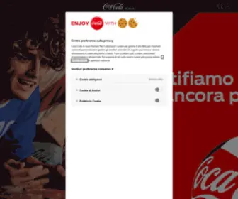 Coca-Colaitalia.it(Coca-Cola Italia) Screenshot