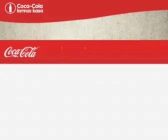 Coca-Colakirmizikasa.com(Coca-Cola Kırmızı Kasa) Screenshot