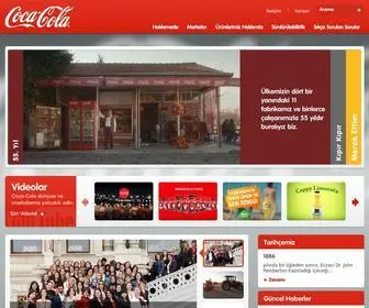 Coca-Colaturkiye.com(Coca-Cola Türkiye) Screenshot