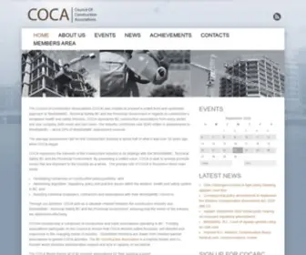 CocABC.ca(Council of Construction Associations) Screenshot