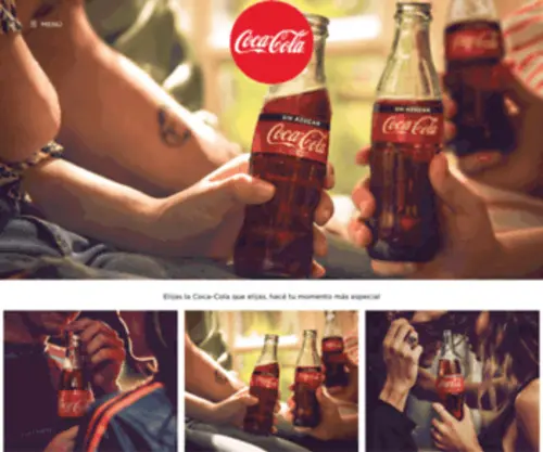 Cocacola.com.uy(Sent) Screenshot