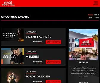 Cocacolamusichall.com(Coca-Cola Music Hall) Screenshot