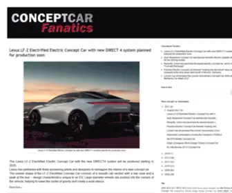 Cocafans.com(Concept Cars Fanatics or) Screenshot