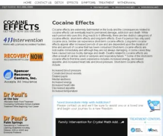 Cocaine-Effects.com(Cocaine Effects) Screenshot