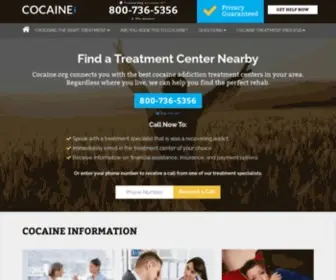 Cocaine.org(Overcome Cocaine Addiction) Screenshot