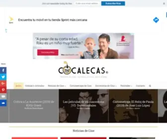 Cocalecas.net(Noticias de Cine) Screenshot