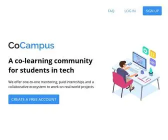 Cocampus.io(A worldwide student community) Screenshot