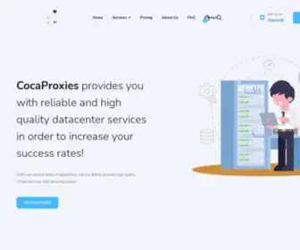 Cocaproxies.com(Reliable & high quality datacenter services) Screenshot