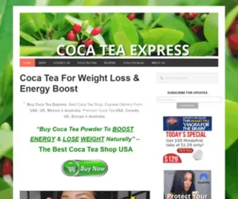 Cocateaexpress.com(Buy Coca Tea Express) Screenshot
