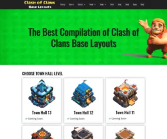 Cocbaselayouts.net(Clash of Clans Base Layouts) Screenshot