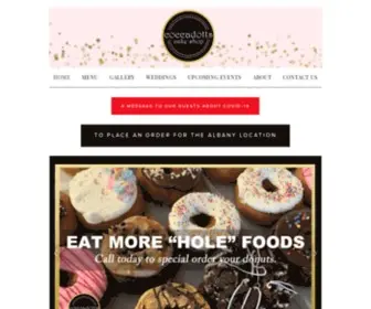 Coccadotts.com(Coccadotts Cake Shop) Screenshot