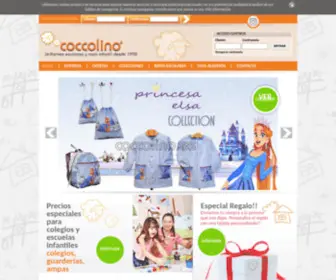 Coccolino.es(Uniformes escolares y ropa infantil desde 1992) Screenshot