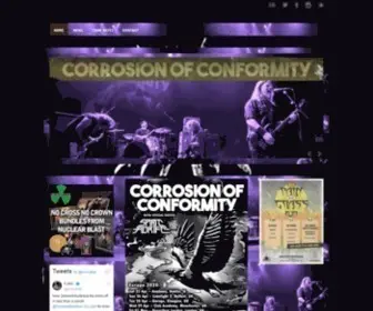 Coc.com(Corrosion of Conformity) Screenshot