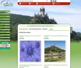 Cochem.de(Stadt Cochem an der Mosel) Screenshot