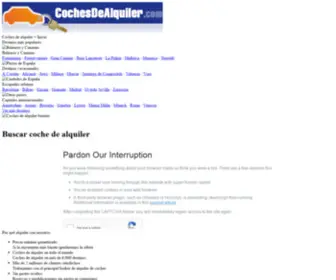 Cochesdealquiler.com(Alquiler de coches al mejor precio) Screenshot