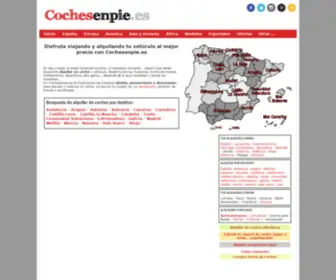 Cochesenpie.es(Buscador de alquiler de coches) Screenshot