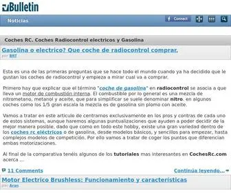 Cochesrc.com(CochesRc, Coches radiocontrol gasolina y electricos) Screenshot