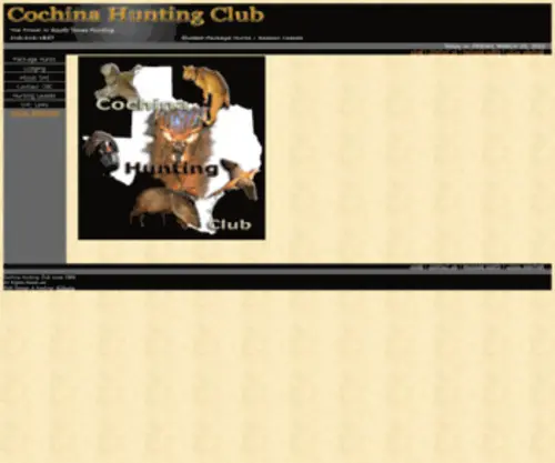 Cochinahuntingclub.com(Cochinahuntingclub) Screenshot