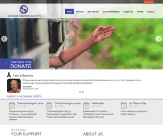 Cochincancersociety.org(Cochin Cancer Soceity) Screenshot