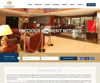 Cochinlegacy.com(Cochin legacy Hotel) Screenshot