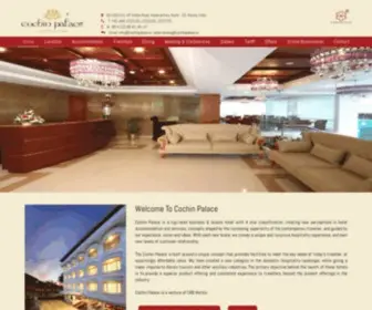 Cochinpalace.in(Hotels in Kochi) Screenshot