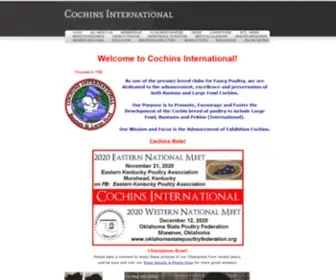 Cochinsint.com(Cochins International) Screenshot