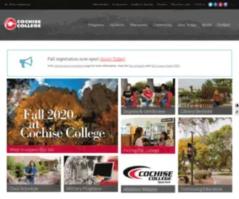 Cochise.edu(Cochise College) Screenshot