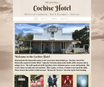 Cochisehotel.net(Cochise Hotel) Screenshot