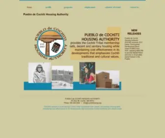 Cochitihousing.org(The mission of the Cochiti Housing Authority) Screenshot