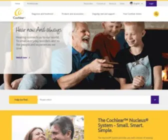 Cochlearamericas.com(Hear now) Screenshot