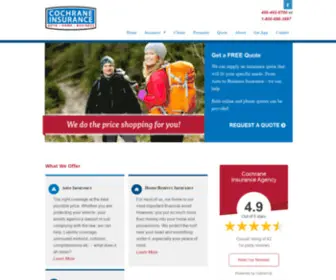 Cochraneinsurance.com(Cochrane Insurance) Screenshot