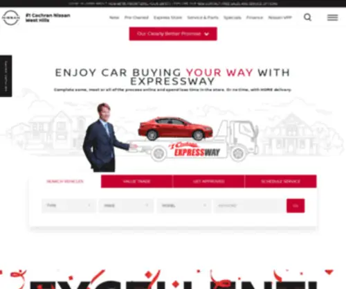 Cochrannissanwest.com(New & Used Cars for Sale near Pittsburgh) Screenshot