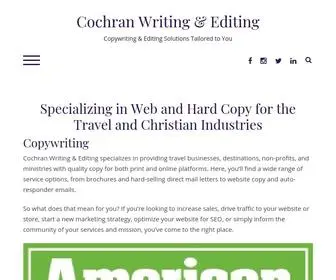 Cochranwriting.com(Cochran Writing & Editing) Screenshot