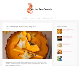 Cocinaconencanto.info(Cocinaconencanto info) Screenshot