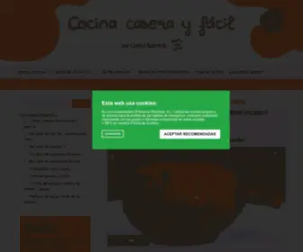 Cocinacaserayfacil.net(Recetas de Cocina Casera y Fácil) Screenshot
